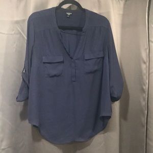 3/$15 navy blouse